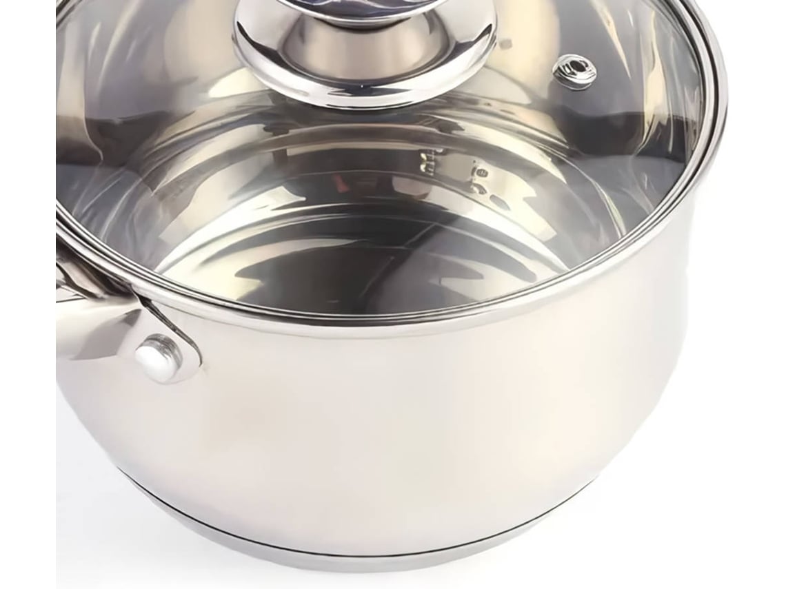 Conjunto de Panelas em Aço Inoxidável KLACK Royal Swiss (12 Peças)