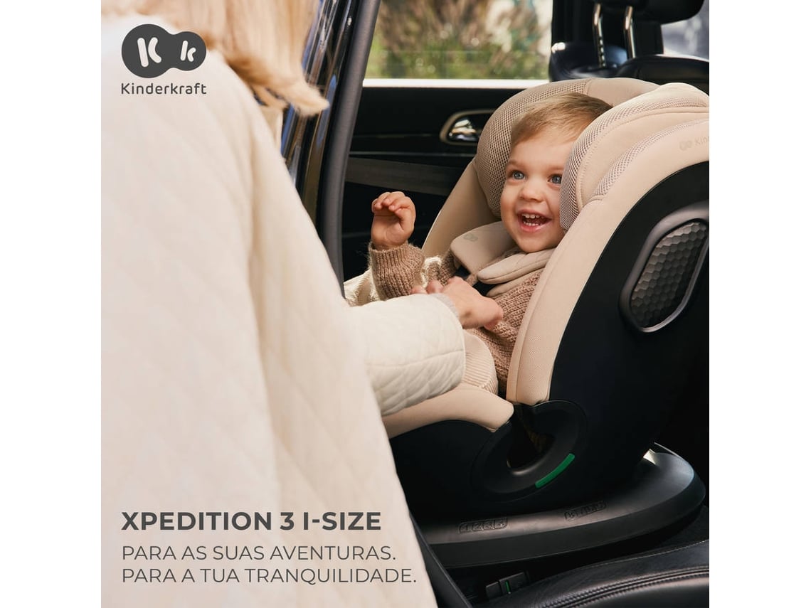 Cadeira Auto KINDERKRAFT Xpedition3 I-Size (0-36 kg, 40-150 cm - 0-12 anos - Grupo 0-1-2-3 - Cinzento)