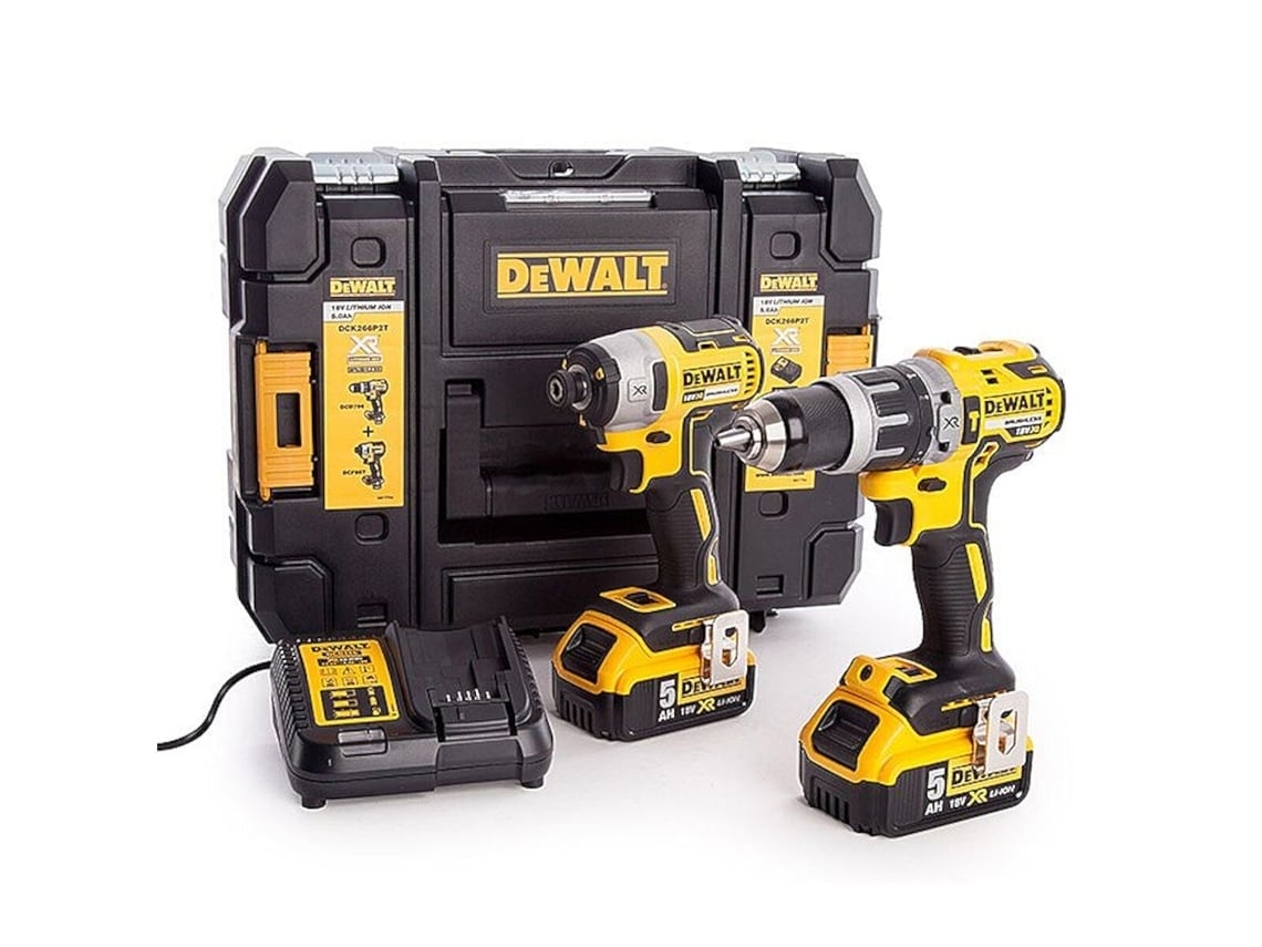 DEWALT Kit aparafusadoras DCD796 + DCF887 18V DCK266P2T